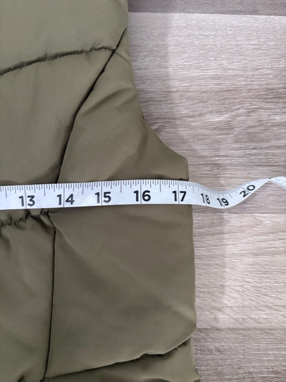 H&M Olive Green Puffer Vest - Women - Picture 7 of 7